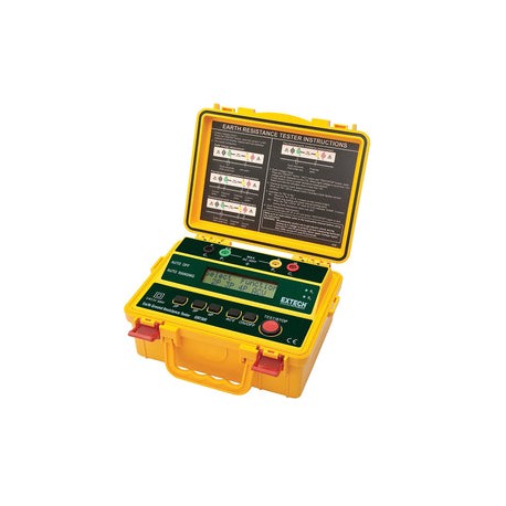Comprobador de resistencia de tierra física de 4 cables EXTECH GRT300