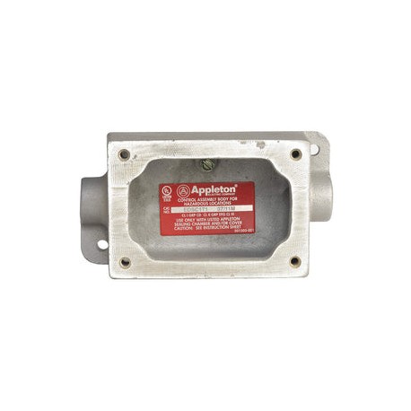 Caja de aluminio Appleton EDSC271SA para montaje de 3/4" áreas clasificadas Feed-Thru