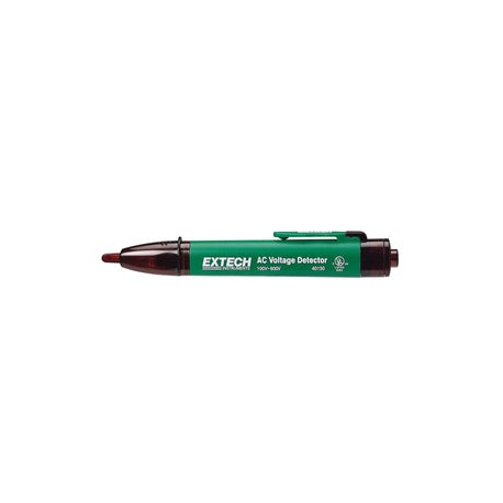 Detector de voltaje de CA sin contacto con luz LED roja & alarma audible EXTECH 40130